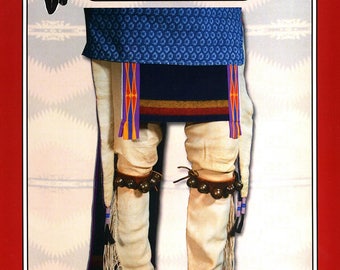 Missouri River Men's Southern Plains Tab Leggings Sewing Pattern # 022 - Native American, Indian, Pow Wow