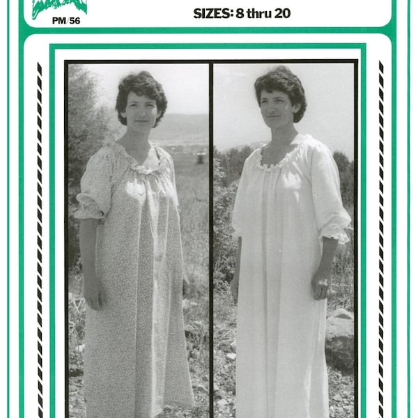 Woman's Chemise sizes 8-20 Undergarment, Nightgown, Smock, Dress - Eagle's View Sewing Pattern # 56