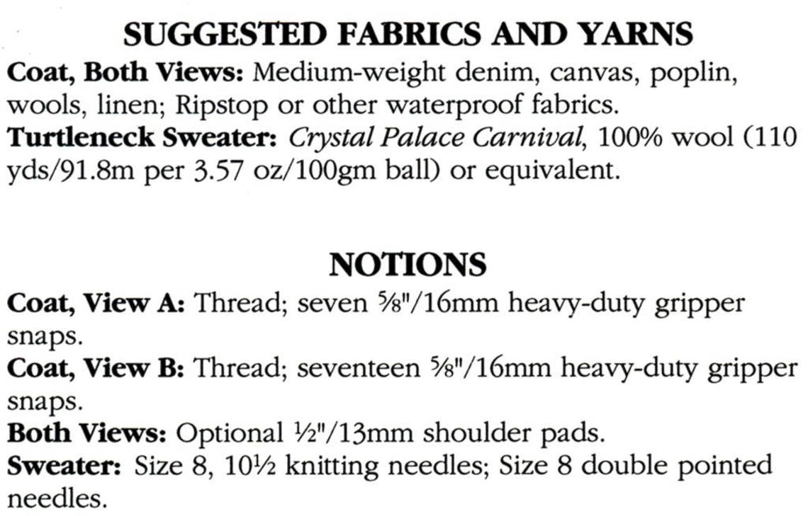 Folkwear Australian Drover's Coat Sewing Pattern 137 & | Etsy