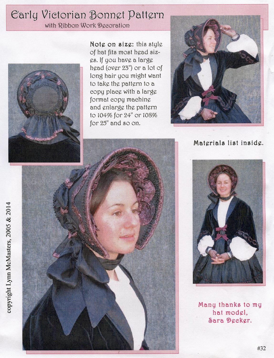 Victorian bonnet 2024