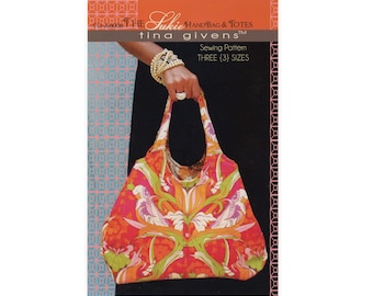 Tina Givens Sukie Handbag & Tote in 3 Sizes Sewing Pattern # 6008