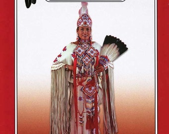 Missouri River Plains Indian Buckskin Dress Sewing Pattern sizes 6-20 Native American