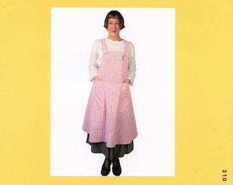 Folkwear Cynthia's Cookie Apron XS-2XL Sewing Pattern #310 1900's Style