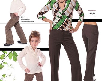 Jalie Classic Trousers / Pants Sewing Pattern #2909 in 27 Sizes Women & Girls