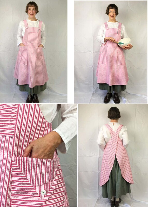 Folkwear Cynthia's Cookie Apron XS-2XL Sewing Pattern #310 1900's