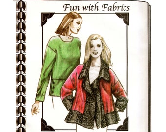 Very Loose Fitting Jacket & Pullover Top sizes XS-XL Cutting Line Designs Sewing Pattern # 51509 Fun With Fabric