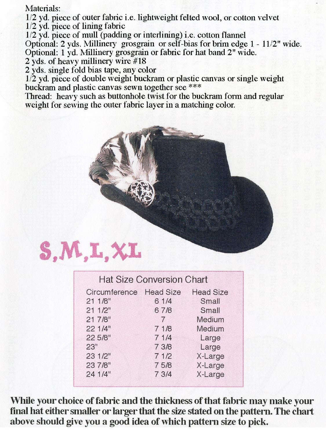 Men S Elizabethan Arched Brim Hat Sizes S Xl Sewing Pattern 2 By Lynn Mcmasters Men S Elizabethan Arched Brim Hat Sizes S Xl Sewing Pattern 2 By Lynn Mcmasters