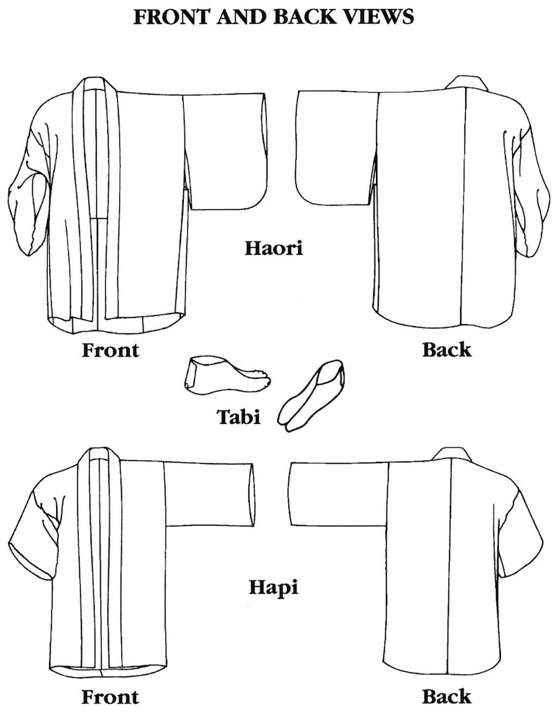 NEW Folkwear 129 Authentic Hapi Haori and Tabi Men's and Etsy Denmark