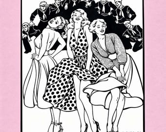 Folkwear Blonde Bombshell Halter Dress Sewing Pattern 239 sizes XS-3XL & Knitted Bolero Sweater Pattern sizes XS-MD
