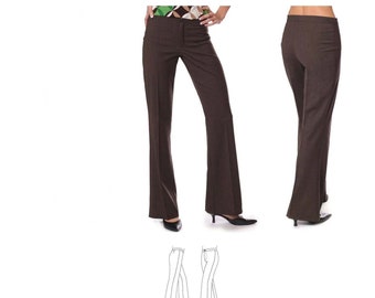 Jalie Classic Trousers / Pants Sewing Pattern #2909 in 27 Sizes Women & Girls