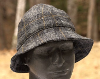 Koly Women Men Couple Dome Woolen Hemming Winter Warm Formal Bowler Hat