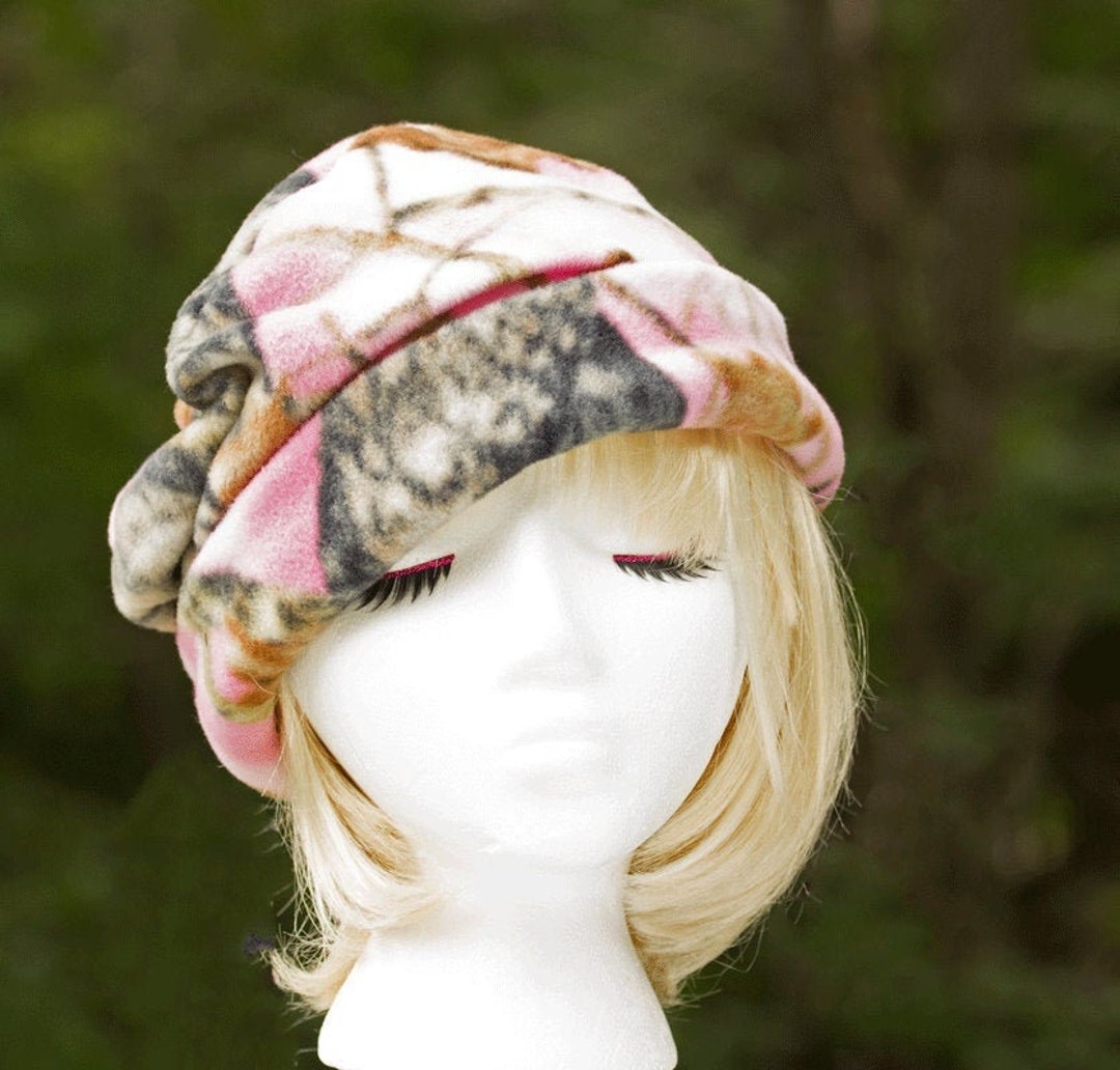 Pink Camo Fleece Beanie Women's Camouflage Hunting Cap Etsy New Zealand