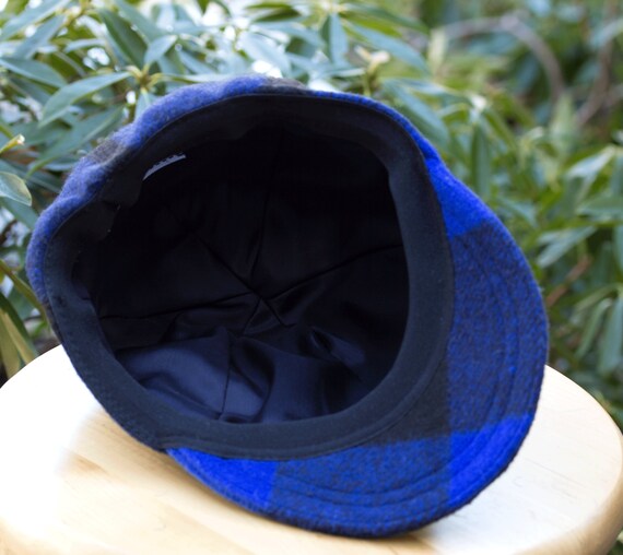 Blue Wool Baseball Cap in Big Buffalo 