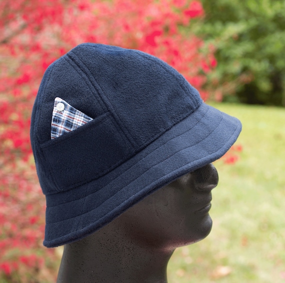 Men's Walking Hat Short Brim 6 Panel Bucket in Choice of Wool