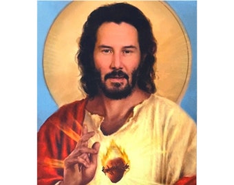 Adesivo "ELOGIEM O KEANU"