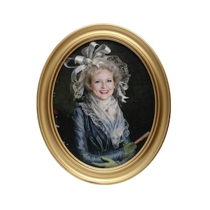 The SAINT OF OLAF Vintage Style Canvas with Gold Frame