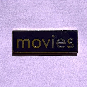 ONLY 1 AVAILABLE* Movie Lover Lapel Pin