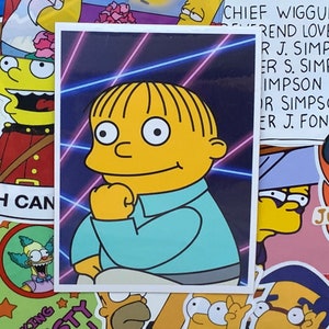 Pegatina con retrato de la escuela Ralphs