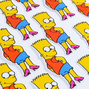 Bart in Heels Sticker - Etsy