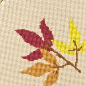 Cozy Fall Vibes Cross Stitch Pattern - Easy DIY, Instant Download, Perfect Gift, beginner friendly xstitch, easy autumn home decor craft image 7