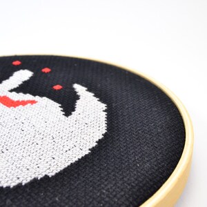 Halloween Cute Ghost Counted Cross Stitch PDF Pattern, Trick or Treat, Beginner Embroidery Pattern, Spooky Creepy Decor, Cross Stitch DIY image 4