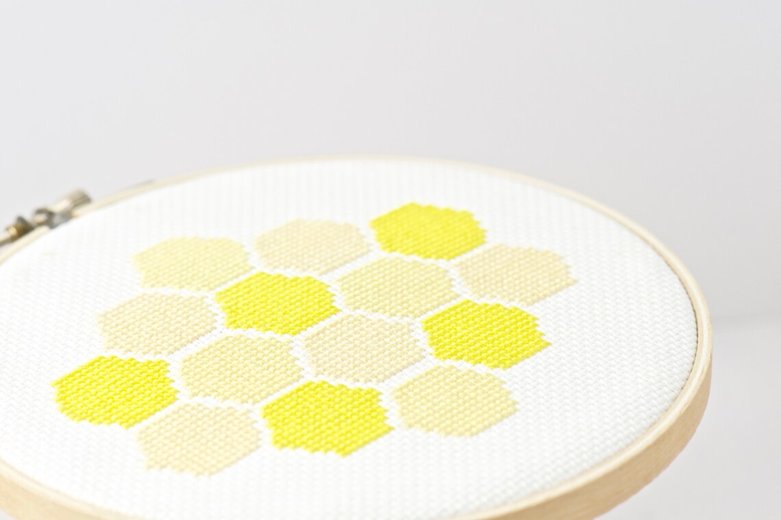 Beginner Embroidery Pattern Learn Cross Stitch PDF Etsy