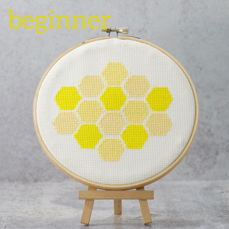 Beginner Embroidery Pattern Learn Cross Stitch PDF Etsy
