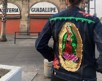 Virgen Denim Jacket - Etsy