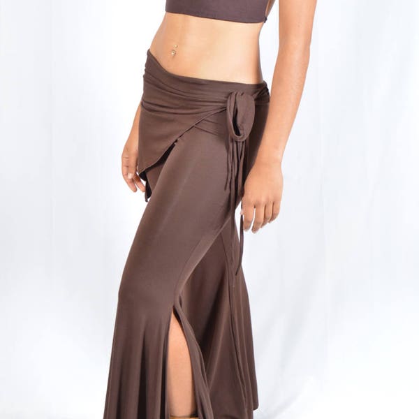 Umba Gypsy Pants- Side Skirt - Slit Leg   Yoga - Dance - Pants