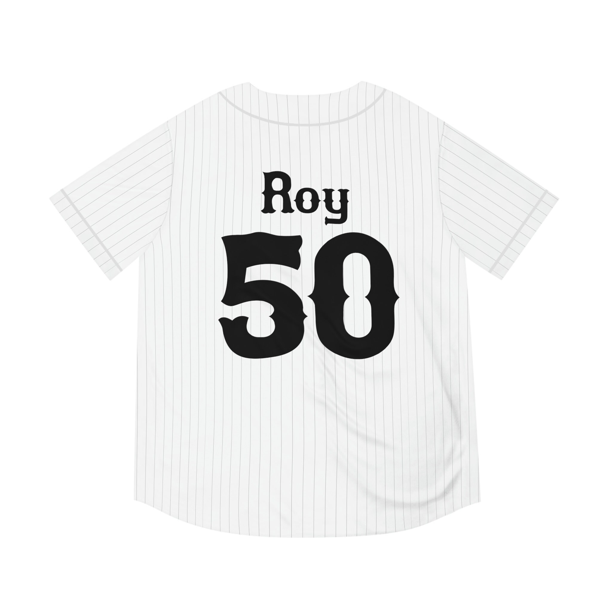Succession Logan Roy L to the OG Pinstripe Baseball Jersey 