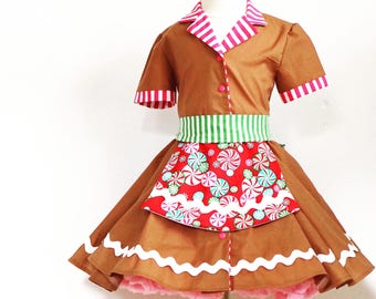 Gingerbread housewife costume