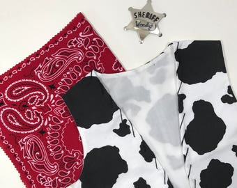 Chaleco Woody estilo occidental y accesorios