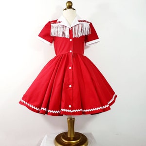 Red Cowgirl Dress