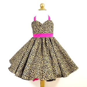 Animal Print Rockabilly Dress