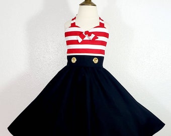 Retro style Sailor Dress