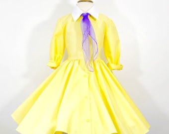 Yellow Jane  Shirt Dress