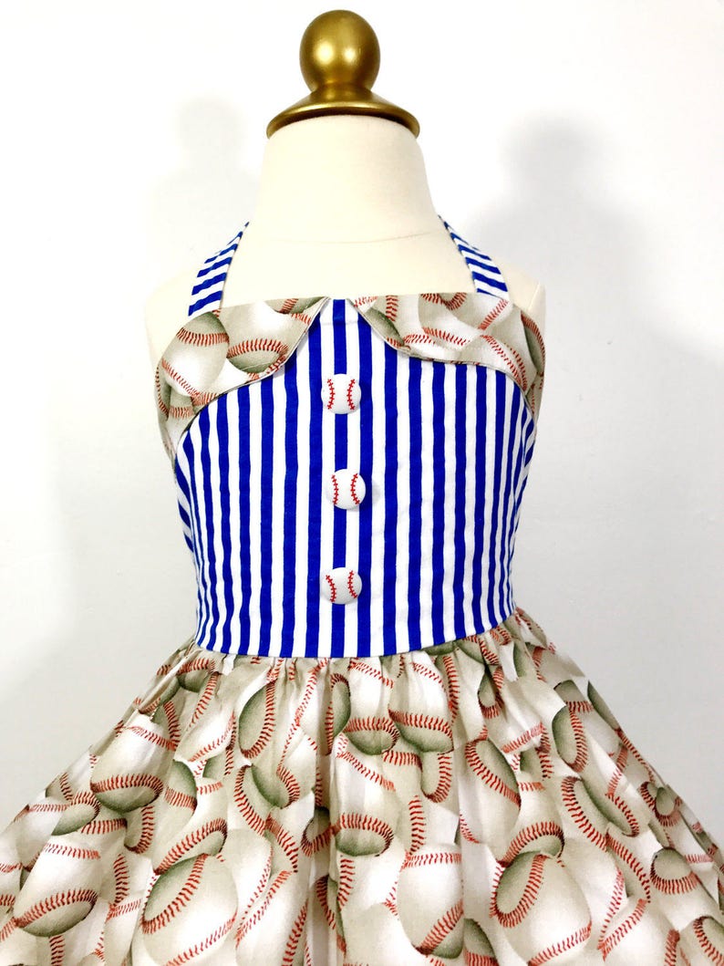 Royal's Baseball Dress Etsy
