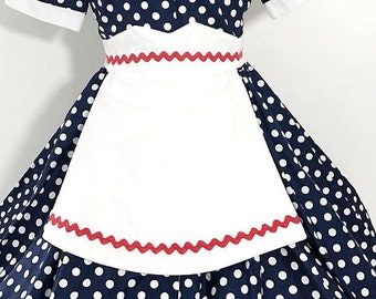 lucille ball blue polka dot dress Women's Plus Size I Love Lucy Polka Dot Dress main image 0
