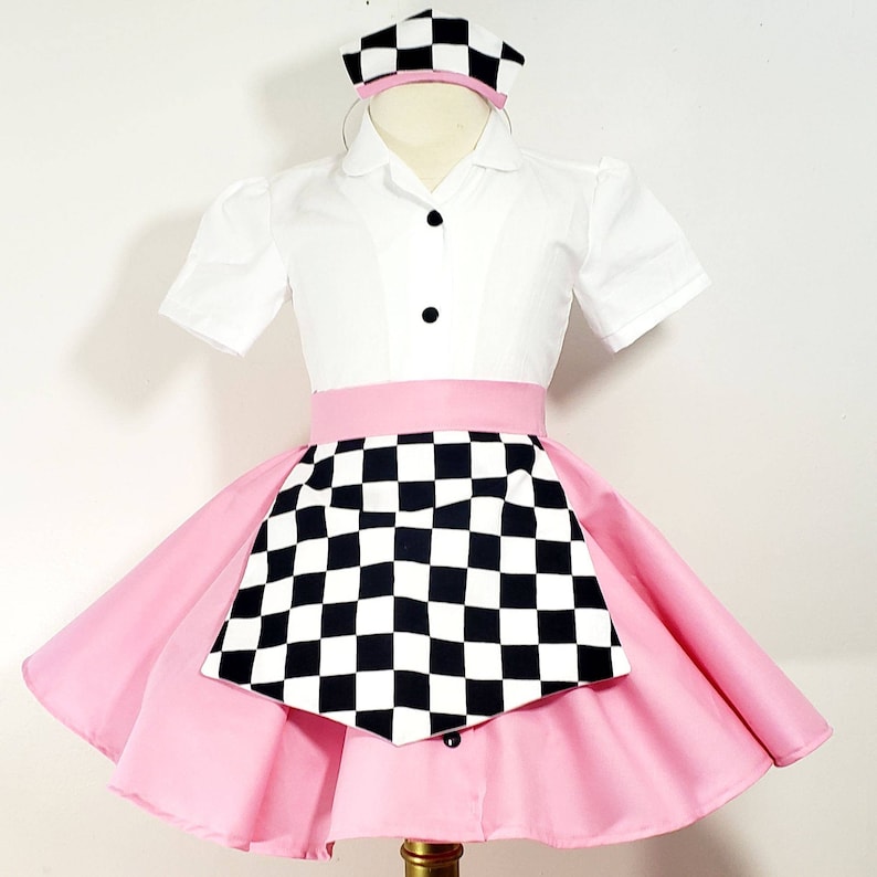Burger Waitress 6-pc. Costume 4032 main image 0