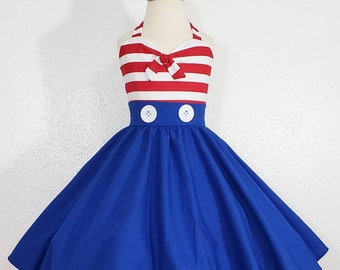 Retro style Sailor Dress