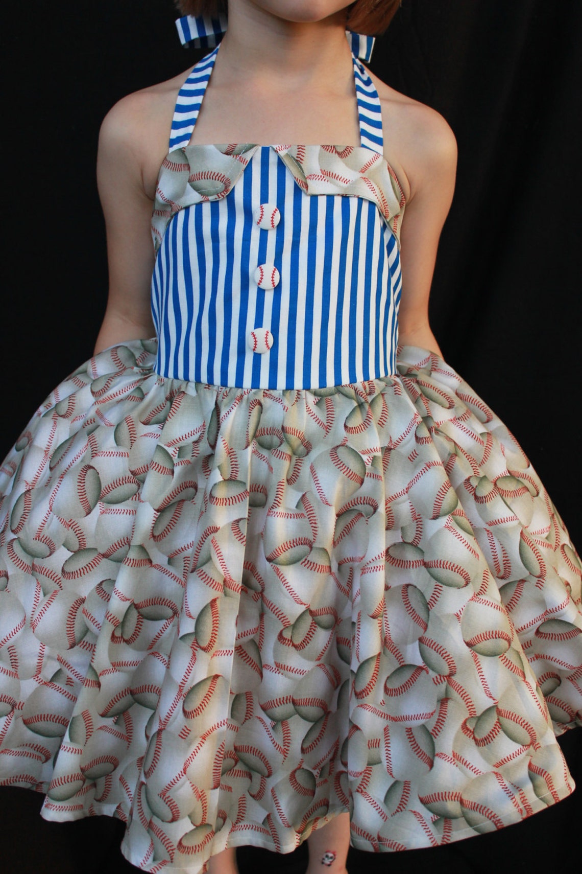 Royal's Baseball Dress Etsy