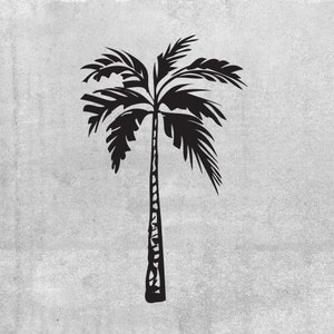 Palm Tree SVG / Beach Clipart / Printable Art / Palm Tree SVG / Silhouette / Palm Tree Vector / Graphic Design / Beach palm