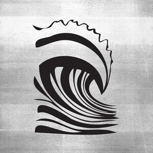 Wave Illustration Vector / Wave SVG / Surf SVG  / Wave  Silhouette / SVG Wave Vector / Graphic Design / Ocean Clip Art