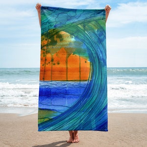 Beach Towel- Surf and Beach Decor
