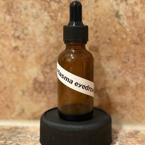 Gotas oftálmicas de plasma, botella de 1 oz