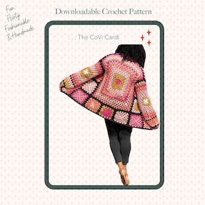 Crochet Pattern . The Covi Cardi Pattern