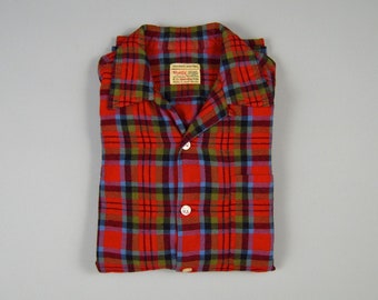 Vintage Viyella Vest Woven in Great Britain Size 3 Boy/'s Plaid Wool Vest