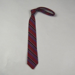 Vintage 1960s Red Stripe Necktie by Wembley