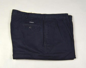 Vintage 1990s Size 38x28 Pleated Andrew Pant Chinos by Polo Ralph