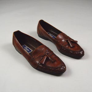 90s Tassel Loafers - Etsy